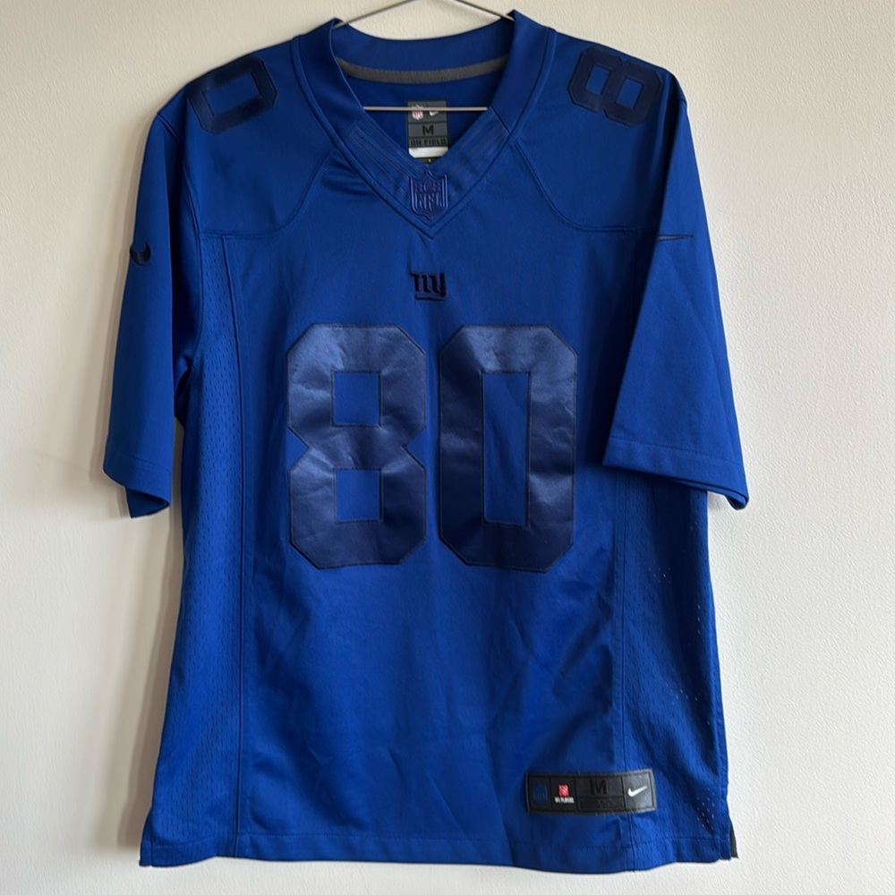 Nike On Field Blue New York Giants Victor Cruz Jersey, Rare, Custom, NFL NYG M